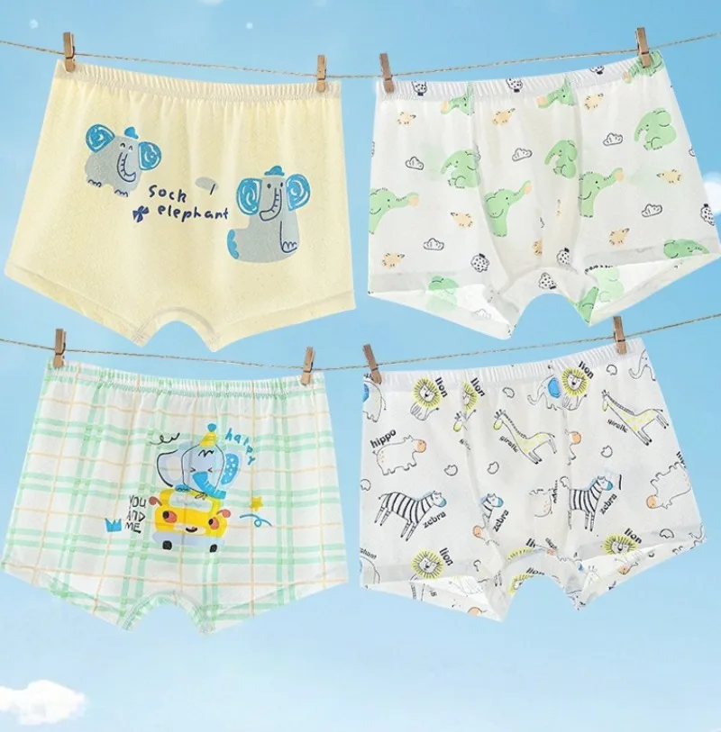 4PCS Kids Summer Mesh Breathable Panties for Boys Soft Comfort Antibacterial Knickers 3+y Young Children Cute Print Underwears
4PCS Kids Summer Mesh Breathable Panties for Boys Soft Comfort Antibacterial Knickers 3+y Young Children Cute Print Underwears
