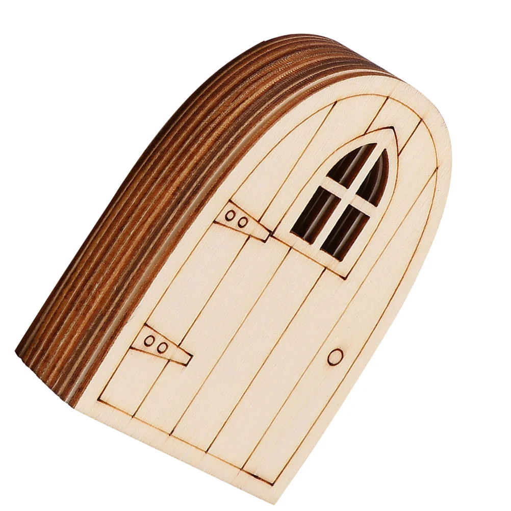 Wooden Elven Gate Fairy Door Miniature Model Unpainted Decorative Garden Adornment Detailed Engraving
Wooden Elven Gate Fairy Door Miniature Model Unpainted Decorative Garden Adornment Detailed Engraving