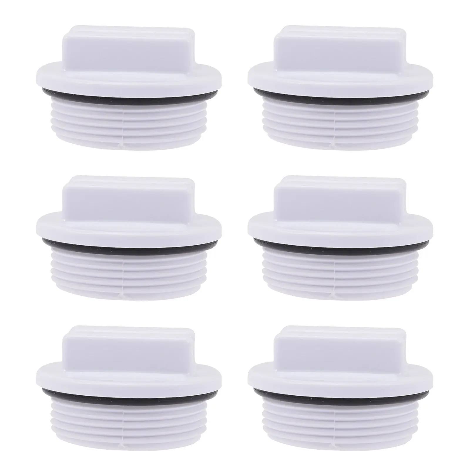 6Pcs Threaded Pool Return Plug with O-Ring Anti-Freeze Drain Cover for Spa Winterizing Premium Heavy-Duty Reliable Performance
6Pcs Threaded Pool Return Plug with O-Ring Anti-Freeze Drain Cover for Spa Winterizing Premium Heavy-Duty Reliable Performance