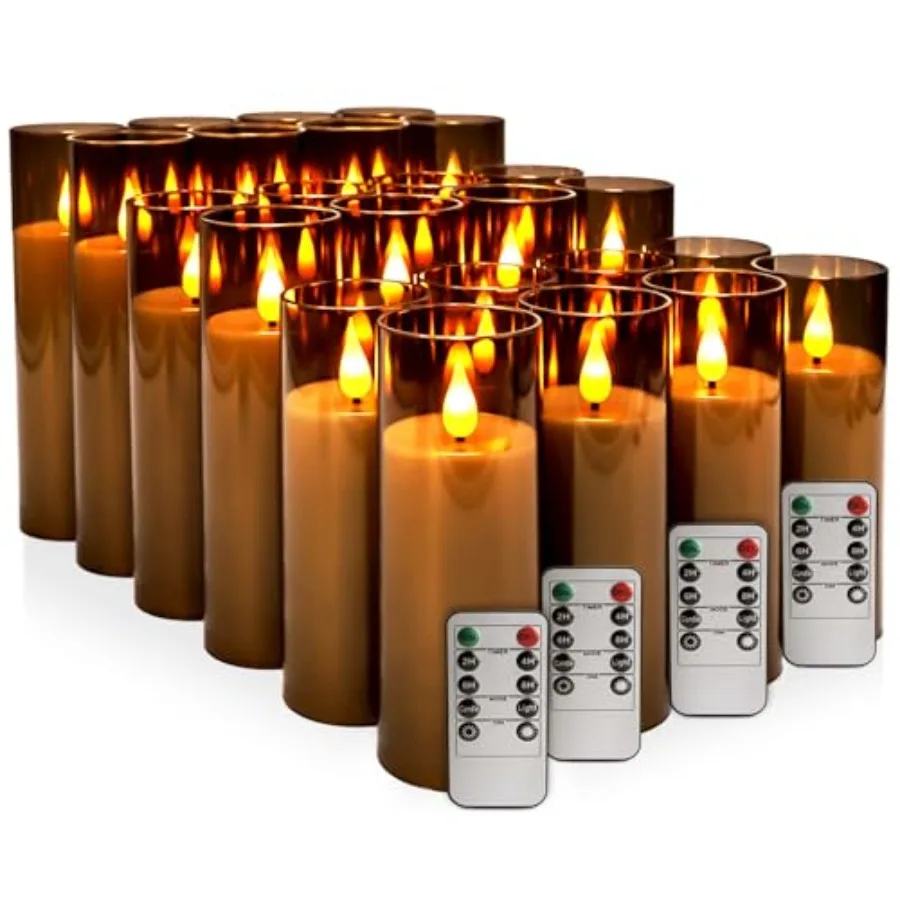 Halloween Decoration Flickering Flameless Candles Battery Operated Timer Led Pillar Candles with Realistic Moving Wick Candles
Halloween Decoration Flickering Flameless Candles Battery Operated Timer Led Pillar Candles with Realistic Moving Wick Candles