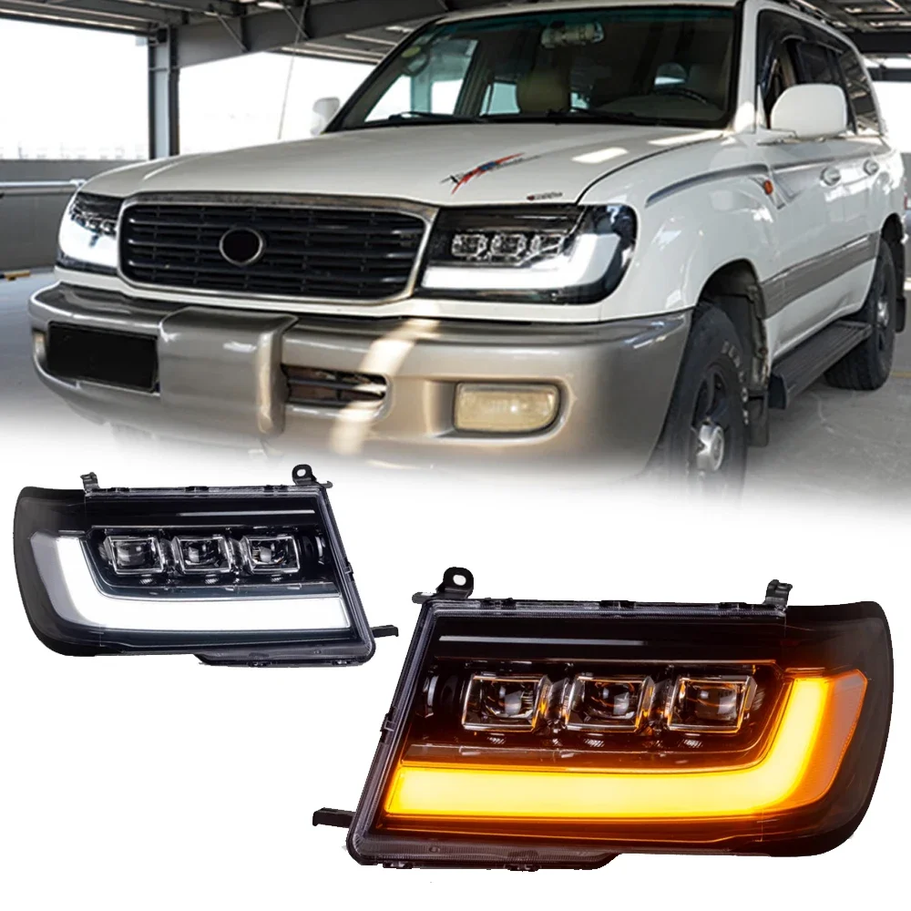 Pop LED HeadLights For TOYOTA LAND CRUISER LC100 98-07 Newr Style Led Car Head Lamp Assembly Signal Accessories Modified Lamp
Pop LED HeadLights For TOYOTA LAND CRUISER LC100 98-07 Newr Style Led Car Head Lamp Assembly Signal Accessories Modified Lamp
