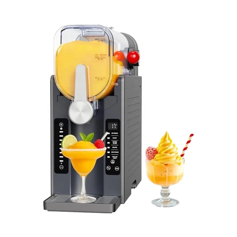 All-in-One Home Slushie Maker Real-Time Temp Display Auto-Clean Feature 6 Preset Frozen Drinks for Summer Parties Ice Cream
All-in-One Home Slushie Maker Real-Time Temp Display Auto-Clean Feature 6 Preset Frozen Drinks for Summer Parties Ice Cream