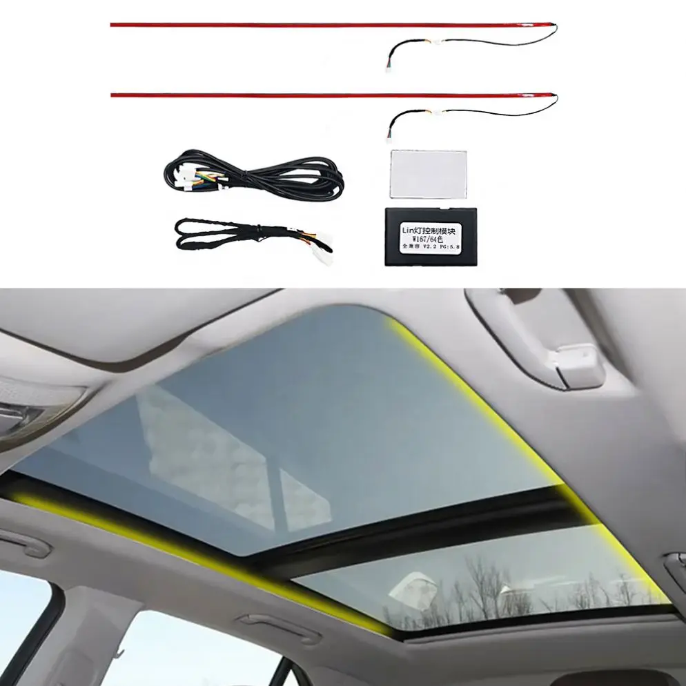 Car Luminous LED Skylight Ambient Light Car Roof Interior Skylight for Mercedes Benz GLE GLS W167
Car Luminous LED Skylight Ambient Light Car Roof Interior Skylight for Mercedes Benz GLE GLS W167