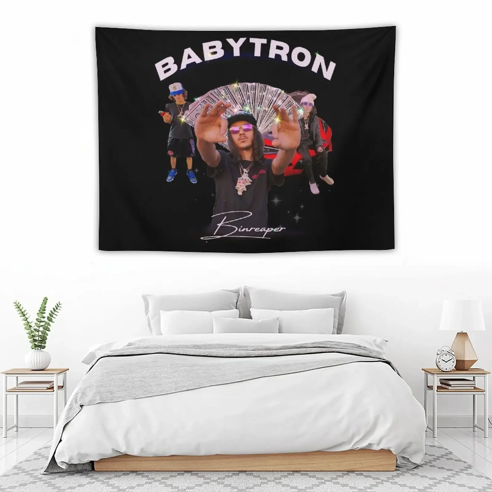 babytron 90s rap tee shirt Tapestry Home Decoration Home Decor Aesthetic Cute Room Things Tapestry
babytron 90s rap tee shirt Tapestry Home Decoration Home Decor Aesthetic Cute Room Things Tapestry