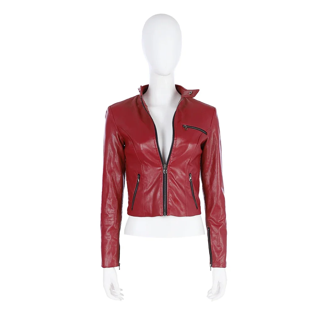 Claire Redfield Cosplay Costume Woman Girls Red Jacket Leather Coat Halloween Carnival Party Clothing
Claire Redfield Cosplay Costume Woman Girls Red Jacket Leather Coat Halloween Carnival Party Clothing