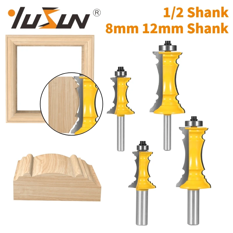 YUSUN 8 мм 12 мм 12,7 мм хвостовик с короной, формовочная фреза, угловой дверной ящик, деревообрабатывающий фрезерный станок для линии перила по дереву 
YUSUN 8 мм 12 мм 12,7 мм хвостовик с короной, формовочная фреза, угловой дверной ящик, деревообрабатывающий фрезерный станок для линии перила по дереву