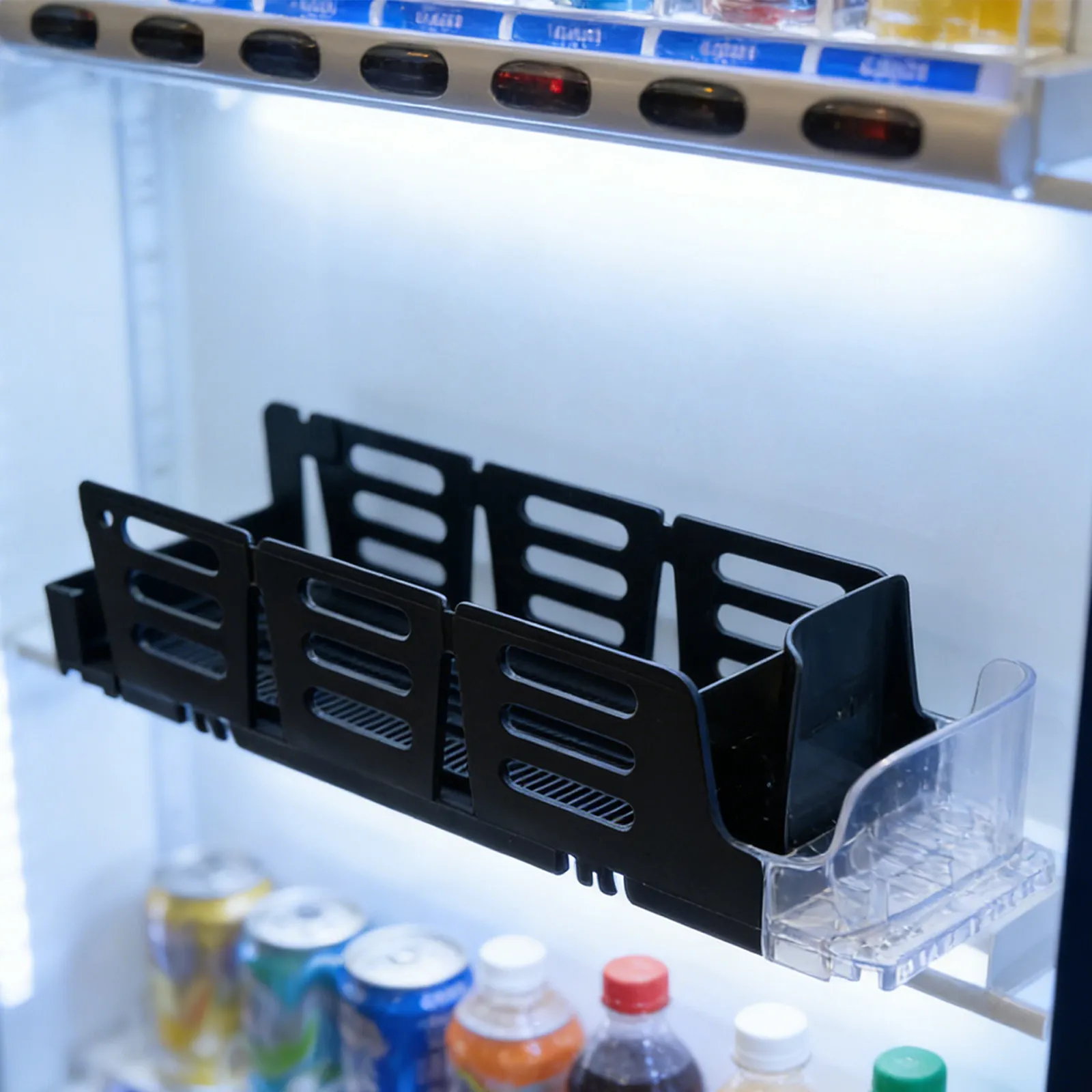 Self-Pushing Fridge Drink Dispenser 4 Can Capacity Beverage Organizer Commercial Cold Beverage Dispenser Refrigerator Can Holder
Self-Pushing Fridge Drink Dispenser 4 Can Capacity Beverage Organizer Commercial Cold Beverage Dispenser Refrigerator Can Holder