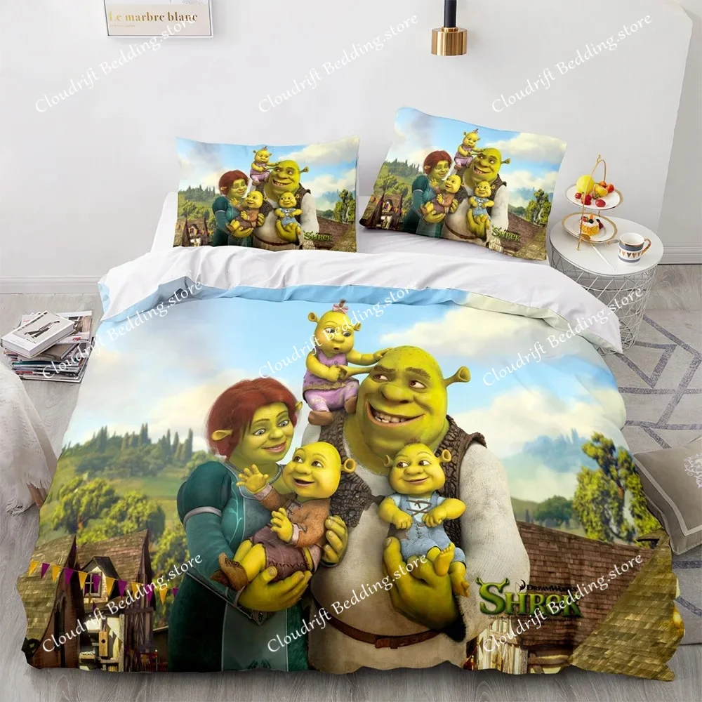 Комплект постельного белья с 3D-принтом Монстры Шреки: пододеяльник, наволочки, размеры Twin, Full, Queen, King для детской спальни
Комплект постельного белья с 3D-принтом Монстры Шреки: пододеяльник, наволочки, размеры Twin, Full, Queen, King для детской спальни