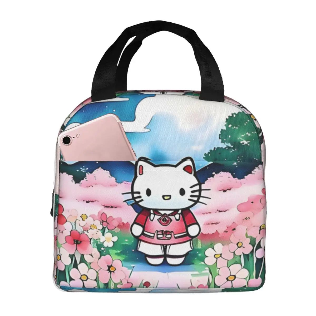 Прочная легкая сумка для хранения Hello Kitty в поле цветов, вместительные дорожные сумки для хранения Sanrio унисекс
Прочная легкая сумка для хранения Hello Kitty в поле цветов, вместительные дорожные сумки для хранения Sanrio унисекс