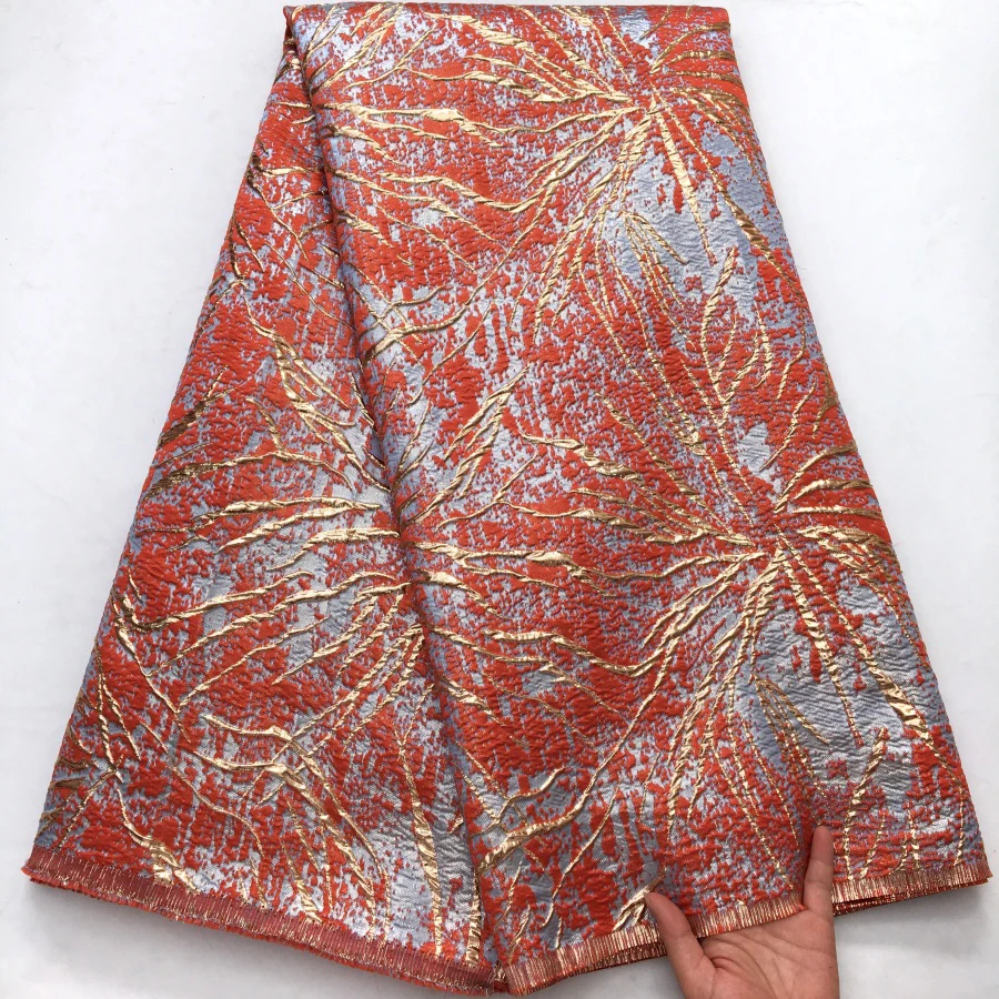 5 ярдов парчовой жаккардовой кружевной ткани, цветочный узор, традиционный африканский этнический материал 2025 года для вечернего платья
5 ярдов парчовой жаккардовой кружевной ткани, цветочный узор, традиционный африканский этнический материал 2025 года для вечернего платья