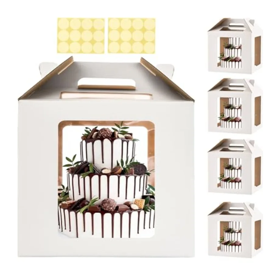 Высокие коробки для многоярусных тортов 14x14x14 дюймов, контейнеры для транспортировки высоких тортов с 6 окнами, большие контейнеры для перевозки многоярусных тортов на вынос
Высокие коробки для многоярусных тортов 14x14x14 дюймов, контейнеры для транспортировки высоких тортов с 6 окнами, большие контейнеры для перевозки многоярусных тортов на вынос