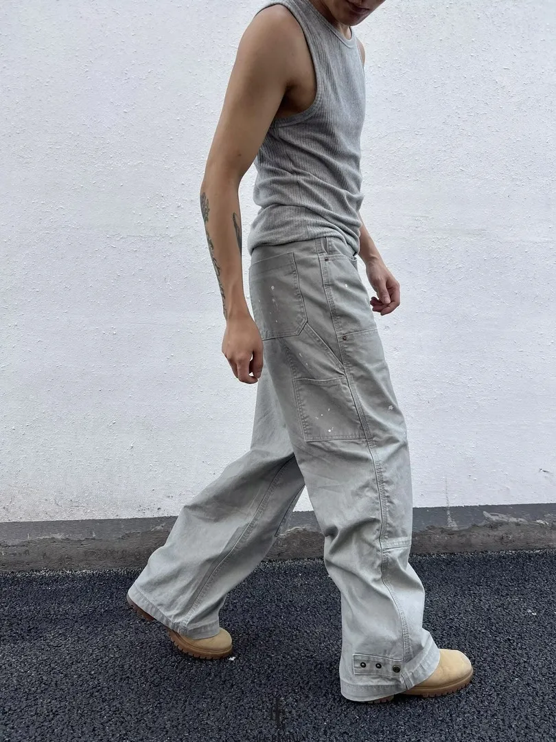 Ретро-джинсы в американском стиле с эффектом потертости, свободные широкие брюки для мужчин и женщин, повседневные джинсы Cleanfit для пар
Ретро-джинсы в американском стиле с эффектом потертости, свободные широкие брюки для мужчин и женщин, повседневные джинсы Cleanfit для пар