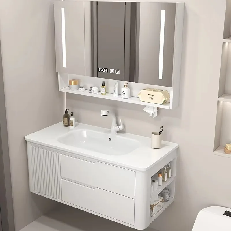 Shelf Organizer Bathroom Cabinet Led Lighting White Toilet Drawers Bathroom Vanity Mirror Luxury Mobiletto Bagno Home Furniture
Shelf Organizer Bathroom Cabinet Led Lighting White Toilet Drawers Bathroom Vanity Mirror Luxury Mobiletto Bagno Home Furniture