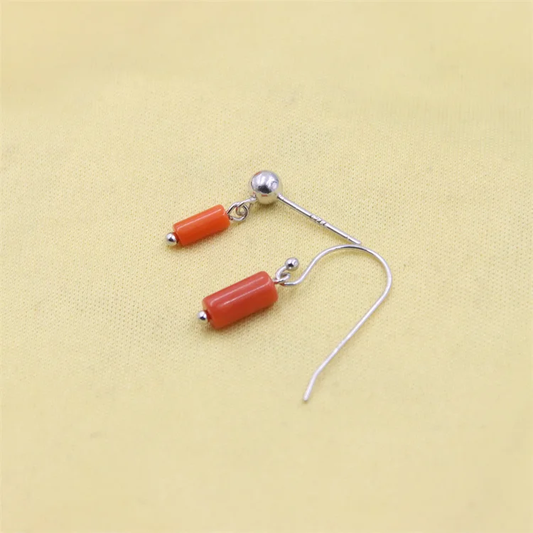ZFSILVER Lovely Fashion Trendy Cylinder Natural Red Sea Bamboo Coral Earring 925 Sterling Silver For Women Charms Dangle Jewelry
ZFSILVER Lovely Fashion Trendy Cylinder Natural Red Sea Bamboo Coral Earring 925 Sterling Silver For Women Charms Dangle Jewelry