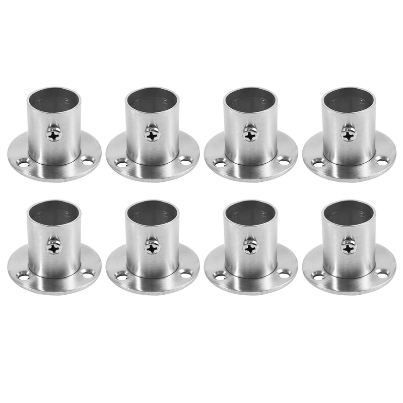 8X Closet Wardrobe 22Mm Dia Pipe Hanging Rail Rod End Support Bracket 
8X Closet Wardrobe 22Mm Dia Pipe Hanging Rail Rod End Support Bracket