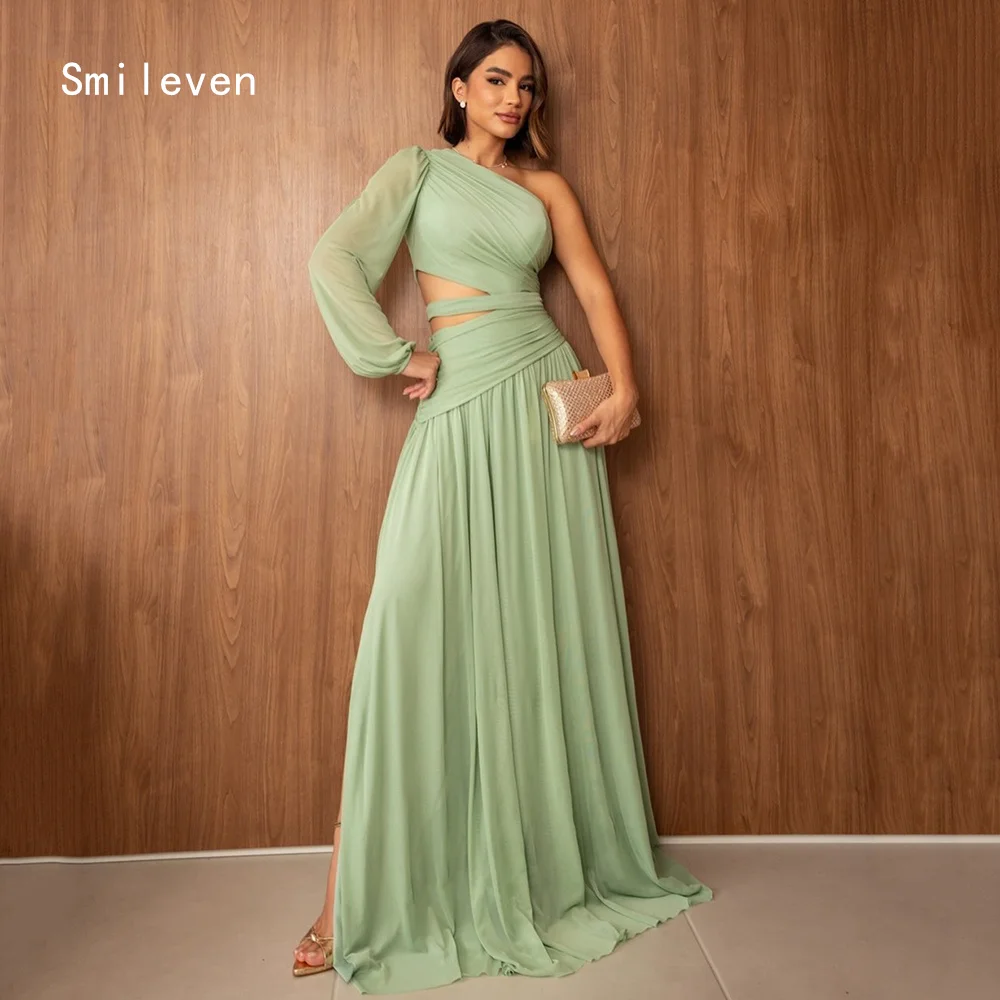 Smileven Luxury Mermaid Prom Dress Illusion Sexy One Shoulder Evening Gowns Noval Elegant Occasion Dress Customized 2026
Smileven Luxury Mermaid Prom Dress Illusion Sexy One Shoulder Evening Gowns Noval Elegant Occasion Dress Customized 2026