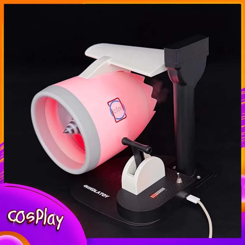 Creative Airplane Engine Turbo Action Figure Room Office Desktop Modle Toy Mini Electric Fan With Wireless Charging Adult Gift
Creative Airplane Engine Turbo Action Figure Room Office Desktop Modle Toy Mini Electric Fan With Wireless Charging Adult Gift 