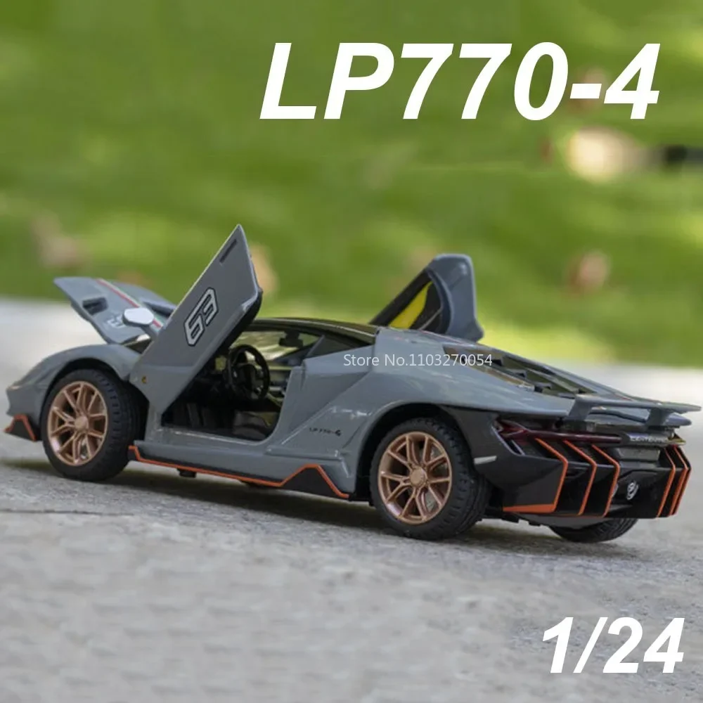 Модель спортивного автомобиля LP770 1/24, модель игрушечного автомобиля из сплава, литый под давлением, с функцией звука, коллекция подарков для парня
Модель спортивного автомобиля LP770 1/24, модель игрушечного автомобиля из сплава, литый под давлением, с функцией звука, коллекция подарков для парня