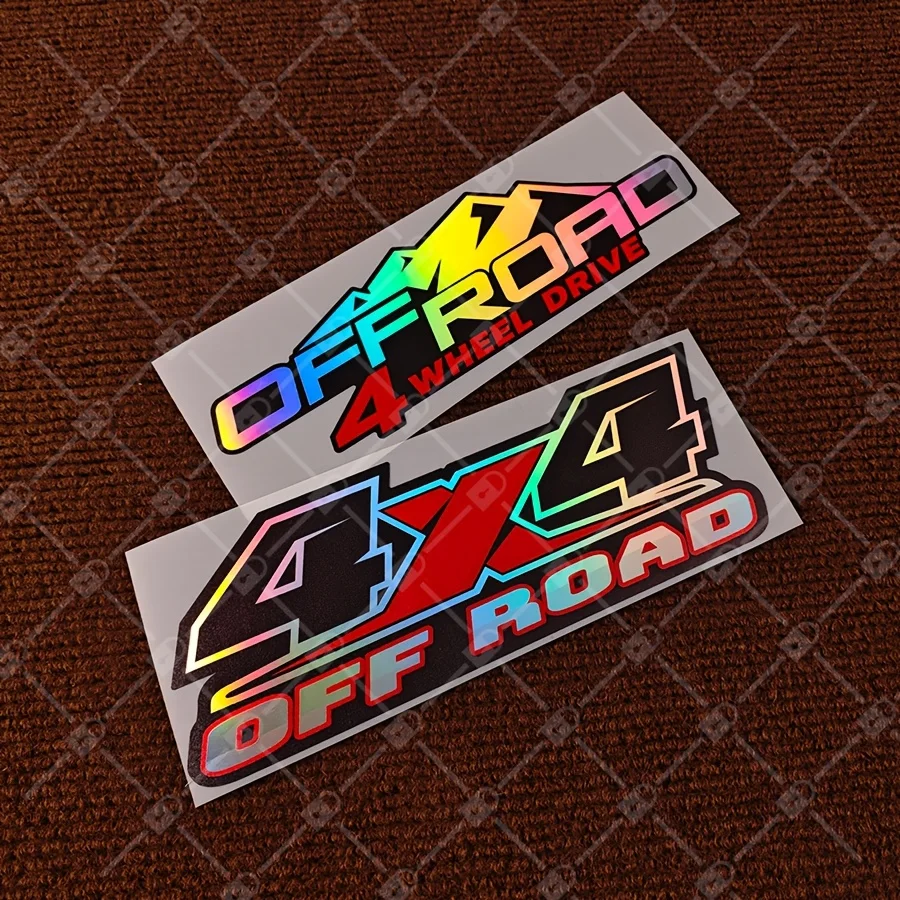1 Laser Rainbow 4x4 off-road vehicle - Waterproof vinyl stickers, with neon light vehicle decoration
1 Laser Rainbow 4x4 off-road vehicle - Waterproof vinyl stickers, with neon light vehicle decoration