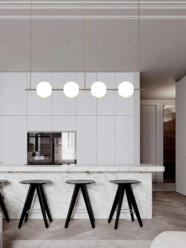 Nordic All Copper White Balls Ceiling Chandelier over Dining Room Table Home Decoration Kitchen Island Bar Lamparas De Techo
Nordic All Copper White Balls Ceiling Chandelier over Dining Room Table Home Decoration Kitchen Island Bar Lamparas De Techo