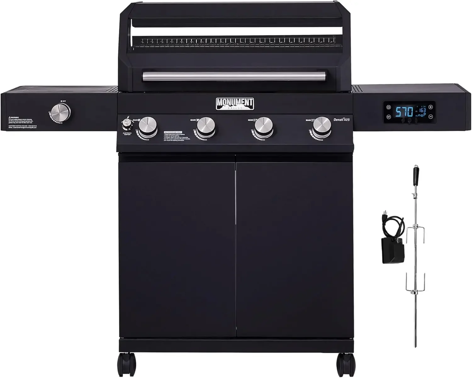 4+1 Charcoal Barbecue Grill BBQ Grill Steel and Iron Big Outdoor and Indoor Party for Family Stainless Steel Flame Safety Device
4+1 Charcoal Barbecue Grill BBQ Grill Steel and Iron Big Outdoor and Indoor Party for Family Stainless Steel Flame Safety Device