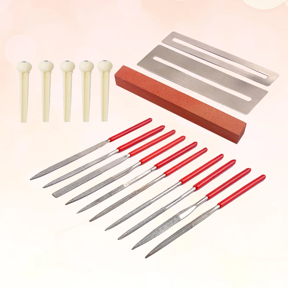 18 PCS File Set Frets Nut Guitar Grinding Stone Maintenance and Repair Kit Tool for
18 PCS File Set Frets Nut Guitar Grinding Stone Maintenance and Repair Kit Tool for