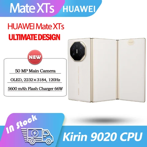 Huawei MateXTs ULTIMATE DESIGN Kirin 9020 10.2 OLED Three Folding Large Screen 50MP 5600mah 66W Fast ChargingHarmonyOS 5.1