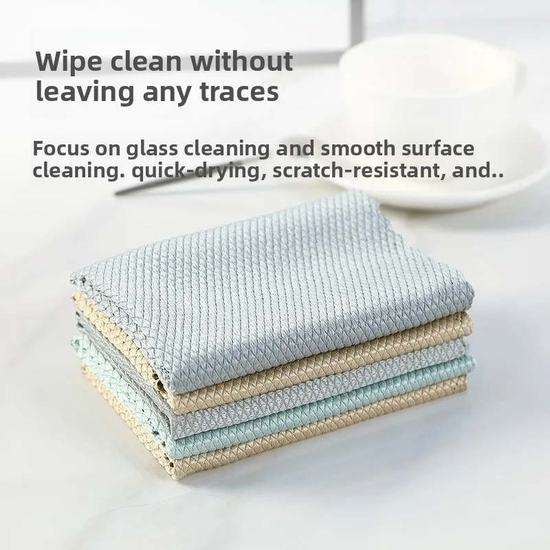 Grace Fish Scale Cloth High Absorbency Household Cleaning Towel for Dishwashing Glass Cleaning Oil Removal Kitchen Towel
Grace Fish Scale Cloth High Absorbency Household Cleaning Towel for Dishwashing Glass Cleaning Oil Removal Kitchen Towel