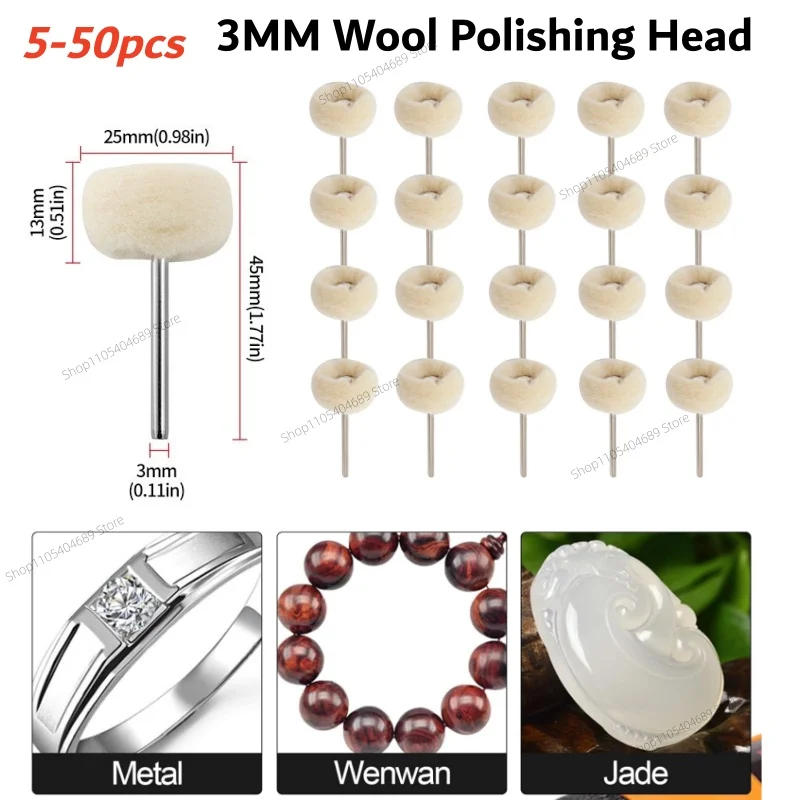 5-20pcs 1" Wool Felt Grinding Sanding Head Abrasive Buffing Wheel 3mm Shank Cotton Thread Polishing Mini Brush for Dremel Dril
5-20pcs 1" Wool Felt Grinding Sanding Head Abrasive Buffing Wheel 3mm Shank Cotton Thread Polishing Mini Brush for Dremel Dril