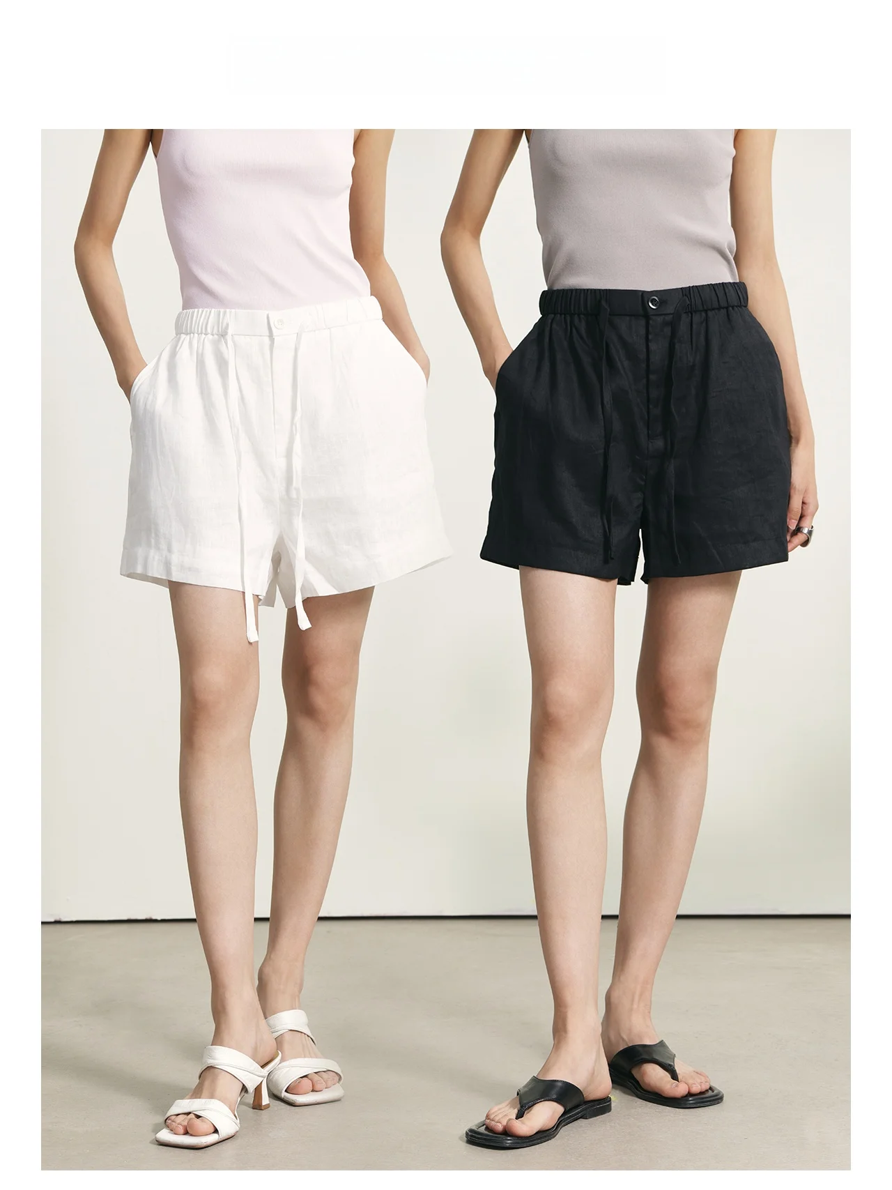 Annibycn Linen Drawstring Casual Blue Wide Leg Shorts Women Summer Thin Breathable Versatile Sports Pants High Waist Elastic
Annibycn Linen Drawstring Casual Blue Wide Leg Shorts Women Summer Thin Breathable Versatile Sports Pants High Waist Elastic