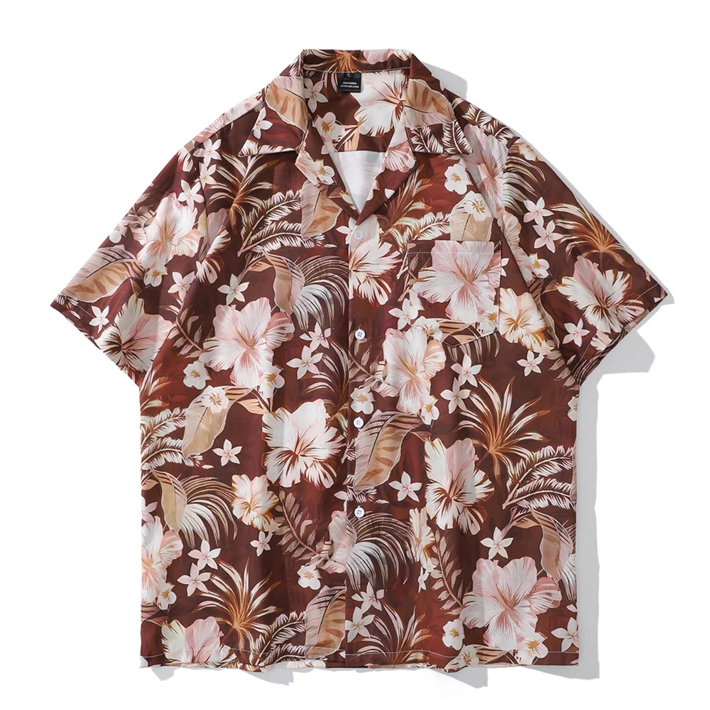 Full Printed Button Down Collar Men's Shirts Short Sleeve Summer Vintage Street Shirts for Men Beach Hawaiian Shirts
Full Printed Button Down Collar Men's Shirts Short Sleeve Summer Vintage Street Shirts for Men Beach Hawaiian Shirts