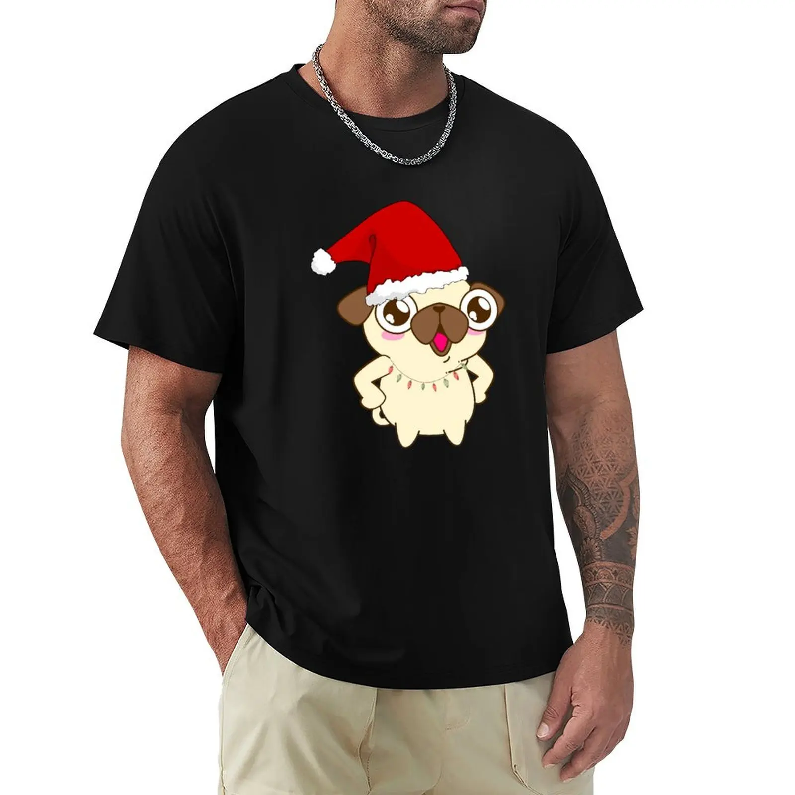 It's Christmas for Pug's sake T-Shirt Soft Casual Short Sleeve Cotton Tee
It's Christmas for Pug's sake T-Shirt Soft Casual Short Sleeve Cotton Tee