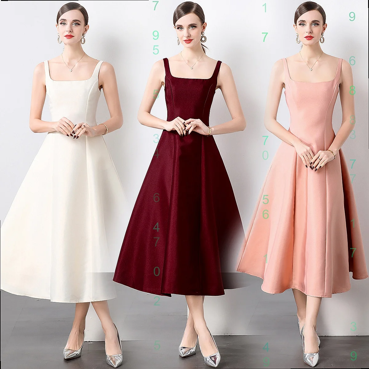 Satin Evening Dress for Bride Wedding Guest Red Slip Dress Formal Party Gowns
Satin Evening Dress for Bride Wedding Guest Red Slip Dress Formal Party Gowns