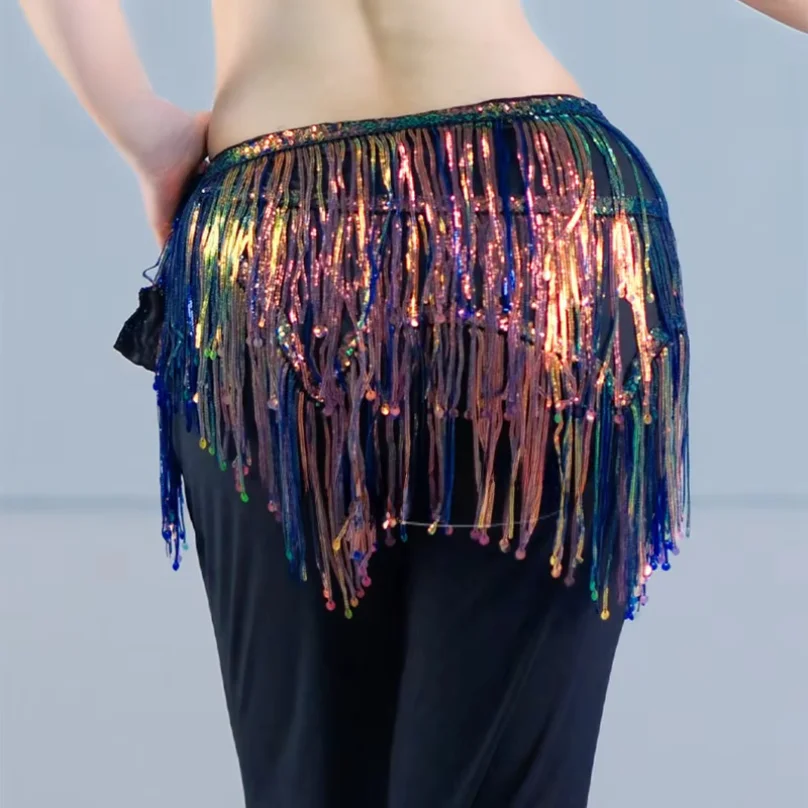 Belly Dance Practice Accessories Sequins Tassel Waist Scarf Adult and Children's Oriental Dancing Hip Scarf Dance's Vitality
Belly Dance Practice Accessories Sequins Tassel Waist Scarf Adult and Children's Oriental Dancing Hip Scarf Dance's Vitality