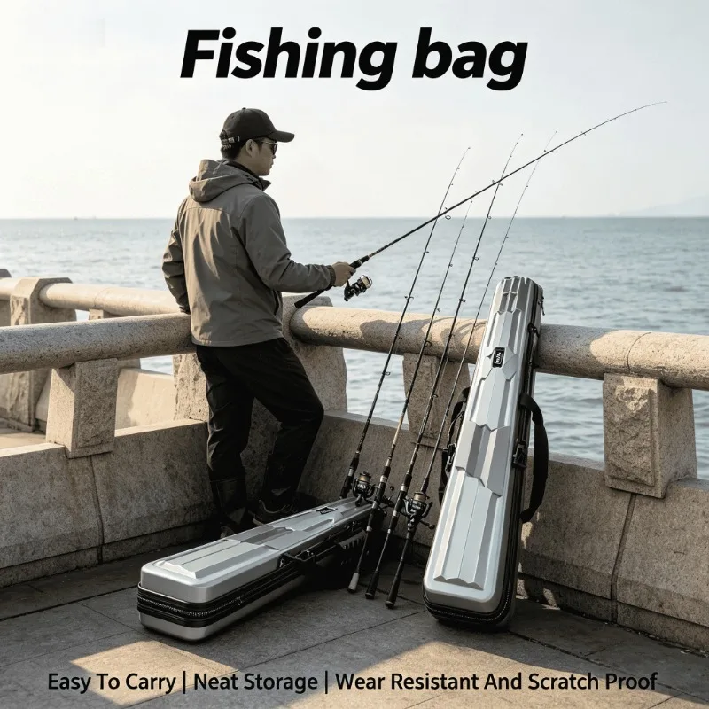 Wear Resistant Fishing Rod Case Large Capacity Hard Shell Fishing Rod Bag Rod Holder Scratch Resistant Fishing Gear Fishing Bag
Wear Resistant Fishing Rod Case Large Capacity Hard Shell Fishing Rod Bag Rod Holder Scratch Resistant Fishing Gear Fishing Bag