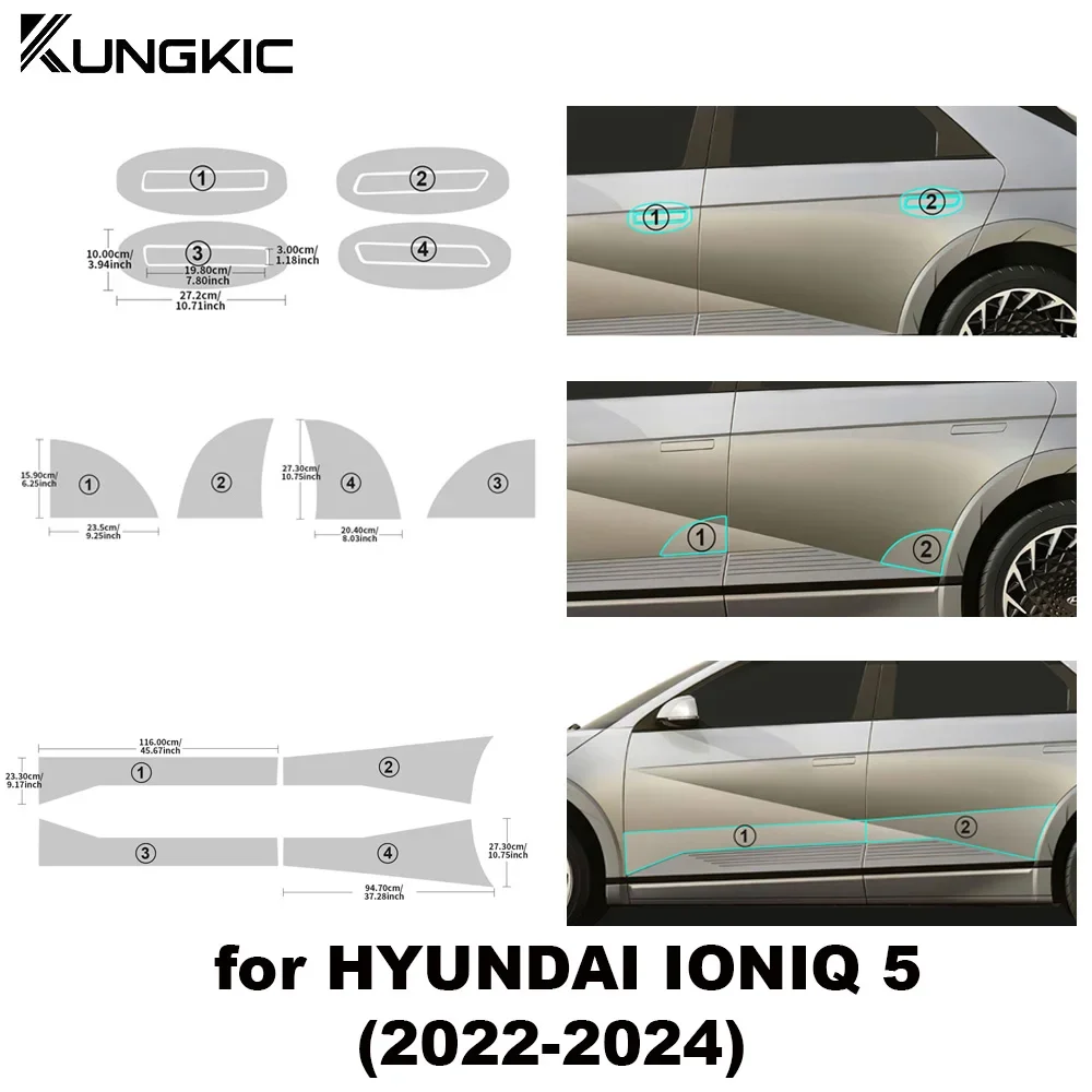 Треугольная защитная пленка на дверную ручку автомобиля для HYUNDAI IONIQ 5 2022-2024 PPF ТПУ прозрачная наклейка на замену мил защита краски
Треугольная защитная пленка на дверную ручку автомобиля для HYUNDAI IONIQ 5 2022-2024 PPF ТПУ прозрачная наклейка на замену мил защита краски