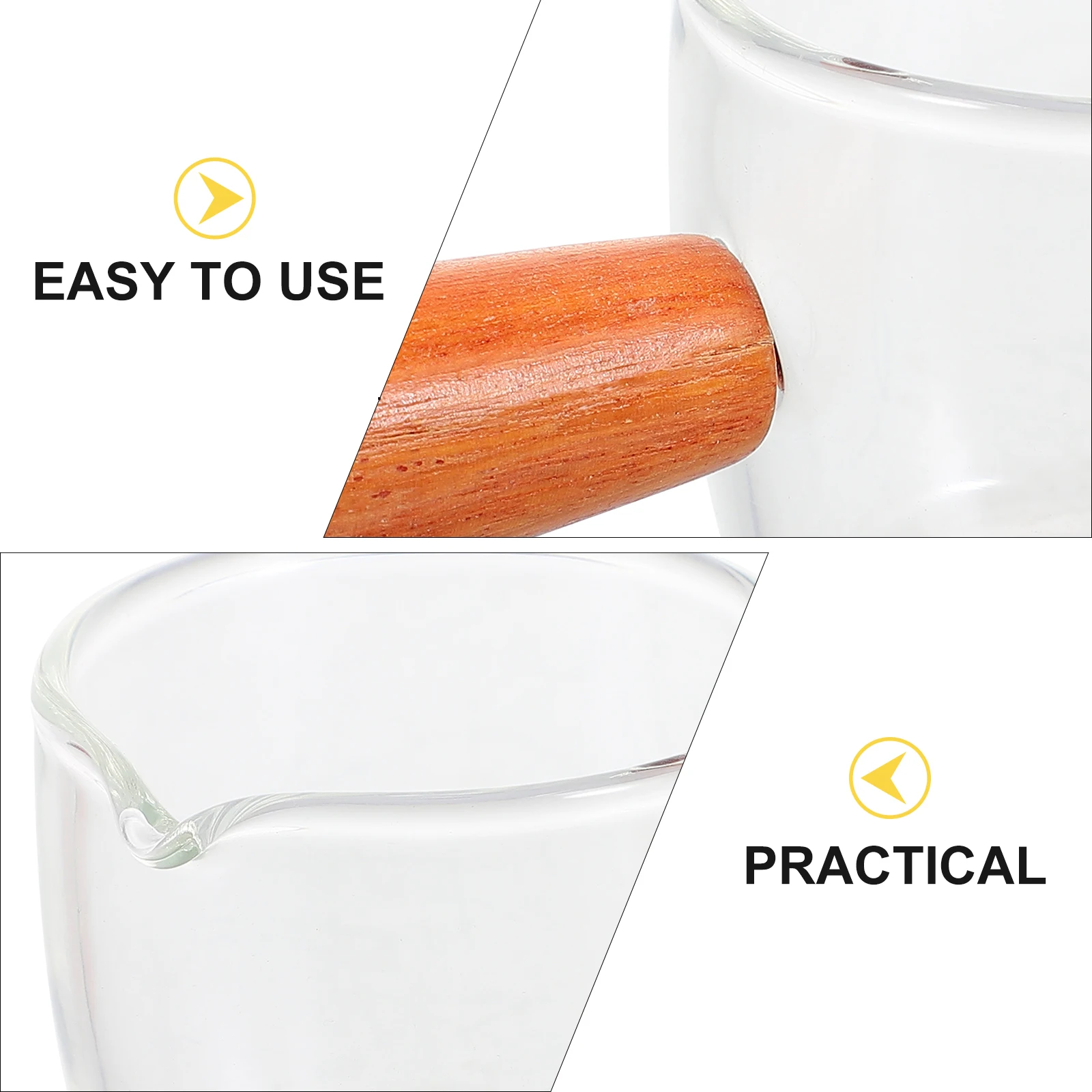Glass Milk Cup Mini Pitcher Clear Cream Jug Small Coffee Serving Creamer Dispenser Espresso Mugs Kitchen Bar Utensils Milk Froth
Glass Milk Cup Mini Pitcher Clear Cream Jug Small Coffee Serving Creamer Dispenser Espresso Mugs Kitchen Bar Utensils Milk Froth