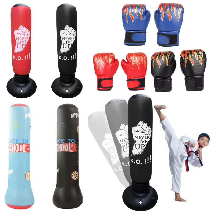 Inflatable Punching Boxing Bag Fitness Training Boxing Sack PVC Sports Fight Column Toy Boxing Fight Pressure Sandbag Wing chun
Inflatable Punching Boxing Bag Fitness Training Boxing Sack PVC Sports Fight Column Toy Boxing Fight Pressure Sandbag Wing chun