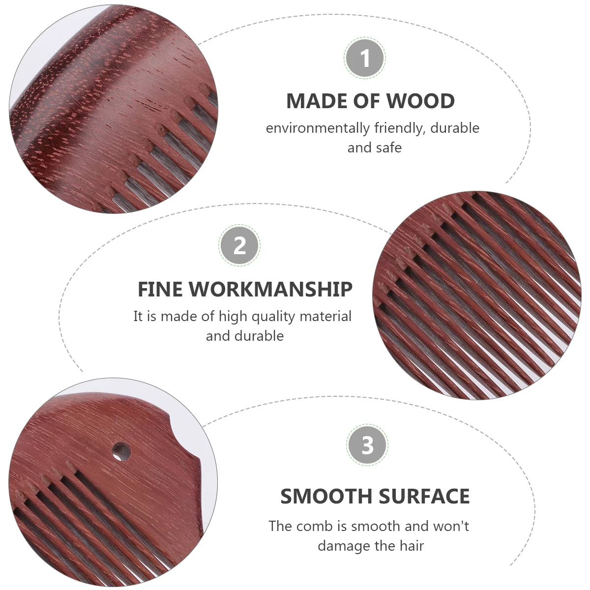 Massage Natural Sandalwood Anti-static Hair Comb for Scalp Massaging Wooden Fish Comb Smooth Teeth Protects from Tangling
Massage Natural Sandalwood Anti-static Hair Comb for Scalp Massaging Wooden Fish Comb Smooth Teeth Protects from Tangling