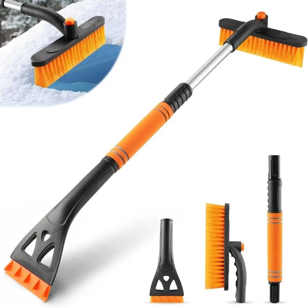 Extendable Pole Car Snow Brush Aluminum Detachable Snow Removal Tool Safe Paint Multi Functional Ice Scraper Winter Season
Extendable Pole Car Snow Brush Aluminum Detachable Snow Removal Tool Safe Paint Multi Functional Ice Scraper Winter Season
