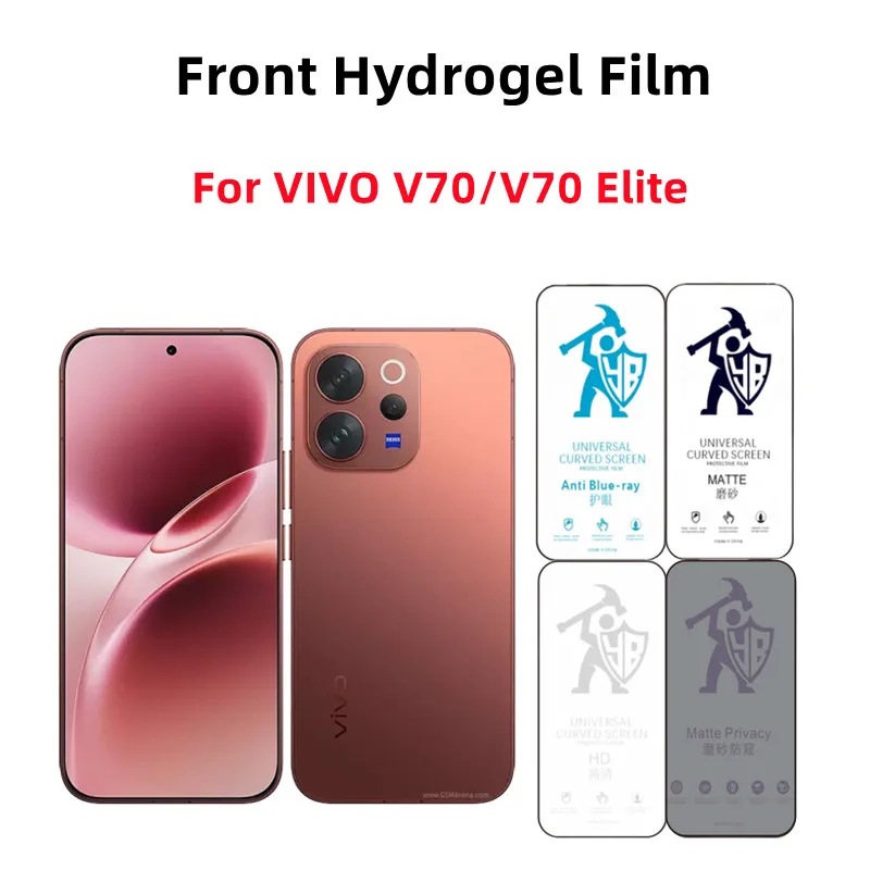 2 шт. матовая гидрогелевая пленка для VIVO V70 Elite HD, защитная пленка для экрана VIVO V70, матовая защитная пленка для защиты глаз и конфиденциальности, матовая защитная пленка для передней панели
2 шт. матовая гидрогелевая пленка для VIVO V70 Elite HD, защитная пленка для экрана VIVO V70, матовая защитная пленка для защиты глаз и конфиденциальности, матовая защитная пленка для передней панели