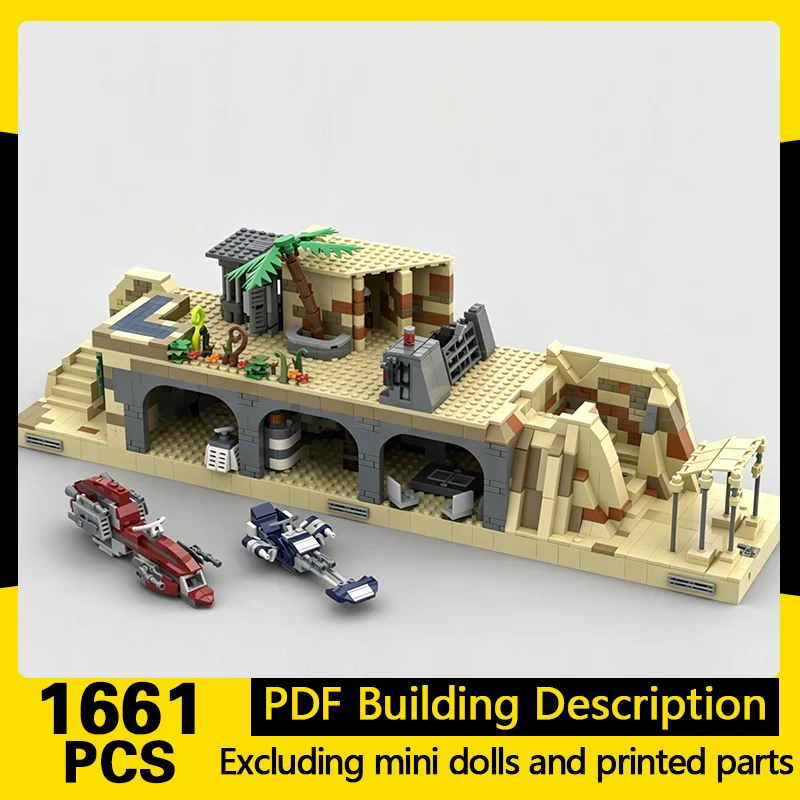 Star Movies Model MOC Building Bricks Desert Headquarters Modular Technology Gifts Holiday Assemble Children Toys Suit
Star Movies Model MOC Building Bricks Desert Headquarters Modular Technology Gifts Holiday Assemble Children Toys Suit