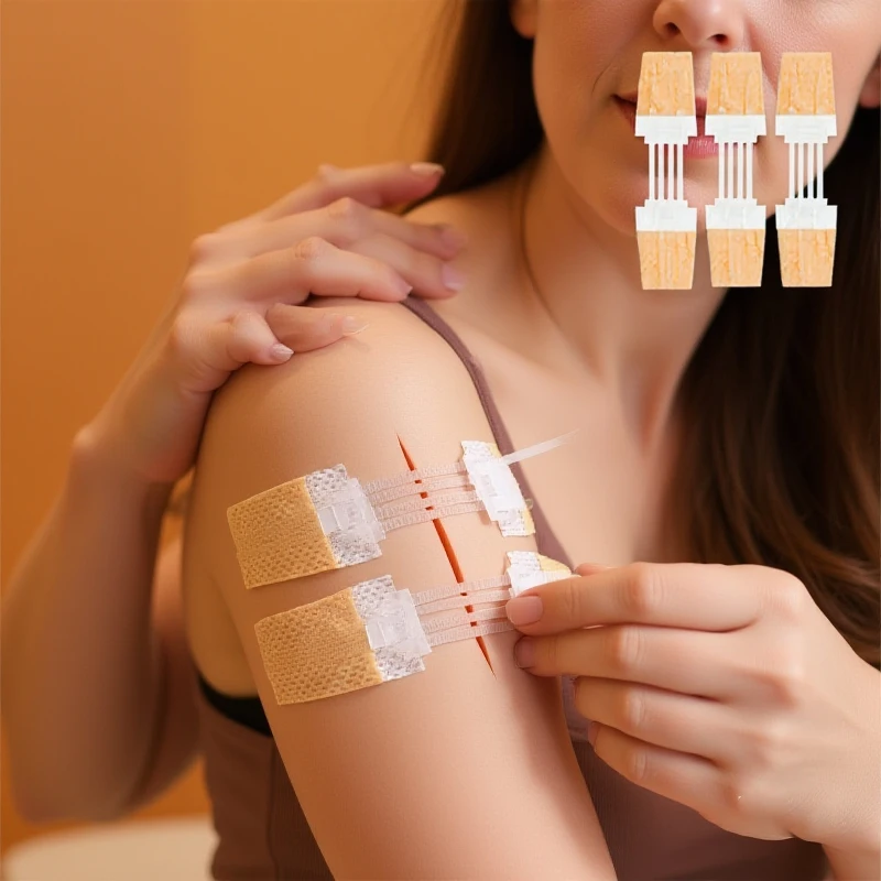 Zipper Band-aid Painless Wound Closure Patch Suture-free Wound Dressing Patches Zip Suture Reducer Band Aid Outdoor Portable
Zipper Band-aid Painless Wound Closure Patch Suture-free Wound Dressing Patches Zip Suture Reducer Band Aid Outdoor Portable