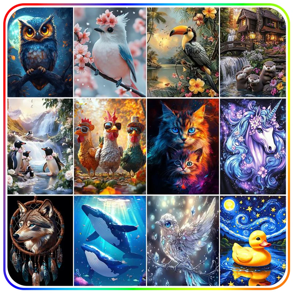 SDOYUNO 5D Diamond Painting Kit Animal Crystal Diamond Mosaic Paintings Set Cross Stitch Kits Embroidery Diamond Art Accessories
SDOYUNO 5D Diamond Painting Kit Animal Crystal Diamond Mosaic Paintings Set Cross Stitch Kits Embroidery Diamond Art Accessories