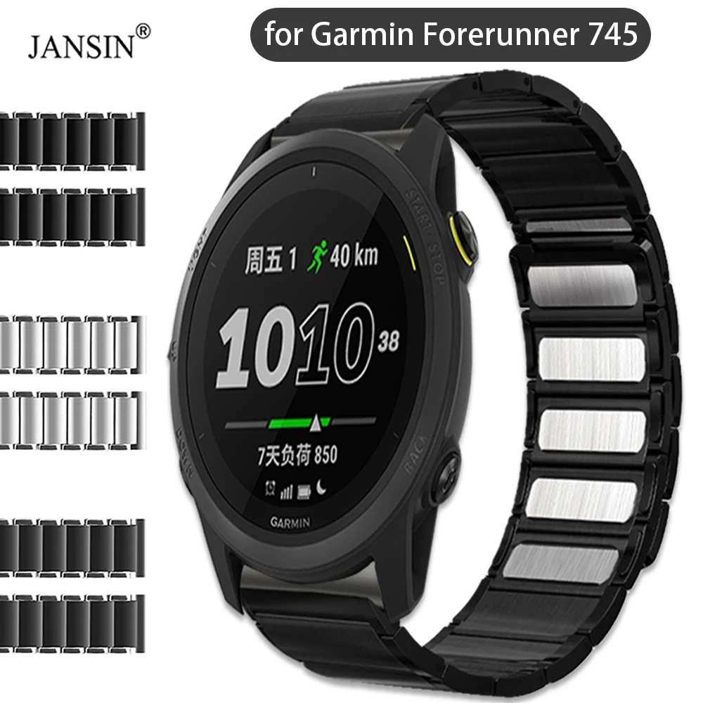Магнитный металлический ремешок для Garmin Forerunner 745, сменный Браслет Forerunner 745 Correa, аксессуары для часов
Магнитный металлический ремешок для Garmin Forerunner 745, сменный Браслет Forerunner 745 Correa, аксессуары для часов