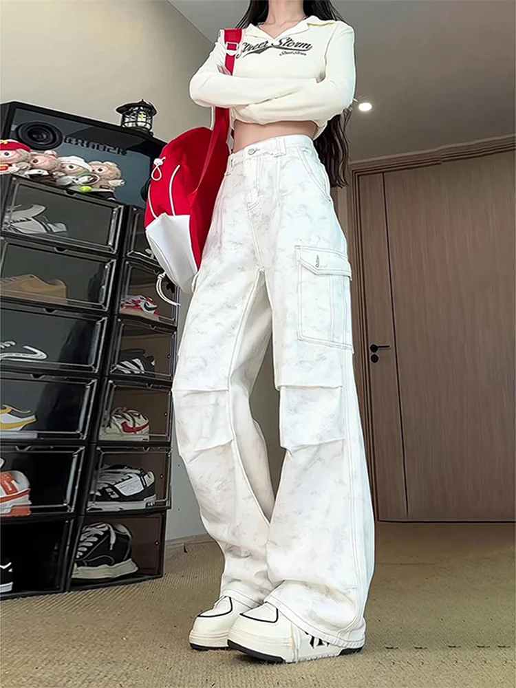 White Dyed Workwear Jeans Men's Early Autumn American Hiphop Folded Paratrooper Pants Trendy Straight Dirty Jeans
White Dyed Workwear Jeans Men's Early Autumn American Hiphop Folded Paratrooper Pants Trendy Straight Dirty Jeans