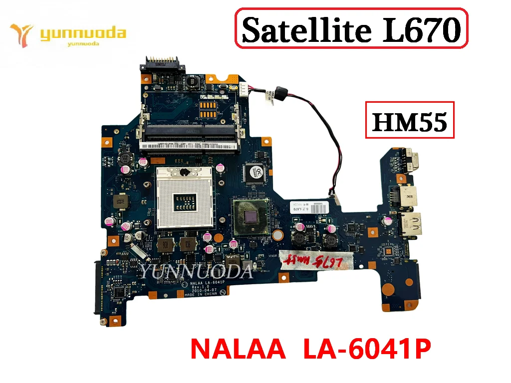 Original For Toshiba Satellite L670 Laptop Motherboard HM55 NALAA LA-6041P DDR3 100% Tested Free Shipping
Original For Toshiba Satellite L670 Laptop Motherboard HM55 NALAA LA-6041P DDR3 100% Tested Free Shipping
