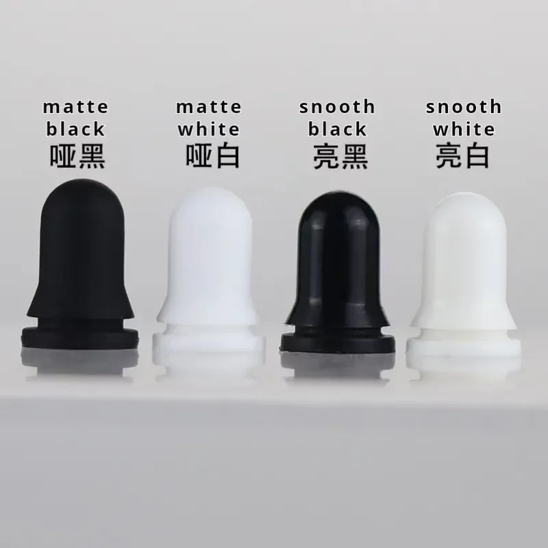 20Pcs High Quality 18mm 20MM 410 Customized Silicone Rubber Teat Black White for Essential Oil Glass Dropper Cap Dropper Bottle
20Pcs High Quality 18mm 20MM 410 Customized Silicone Rubber Teat Black White for Essential Oil Glass Dropper Cap Dropper Bottle