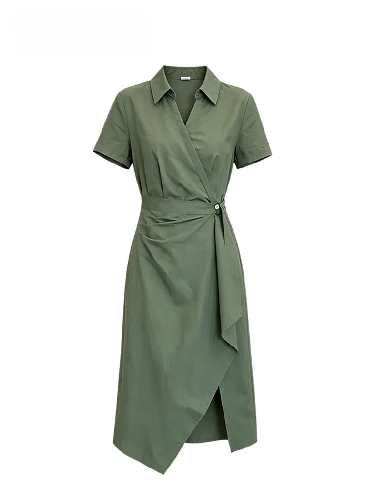 CaraCLUB plus Size Asymmetric Dress Women Summer New Style Plump Sister Slimming Versatile Casual Skirt Elegant A-Line Dress
CaraCLUB plus Size Asymmetric Dress Women Summer New Style Plump Sister Slimming Versatile Casual Skirt Elegant A-Line Dress