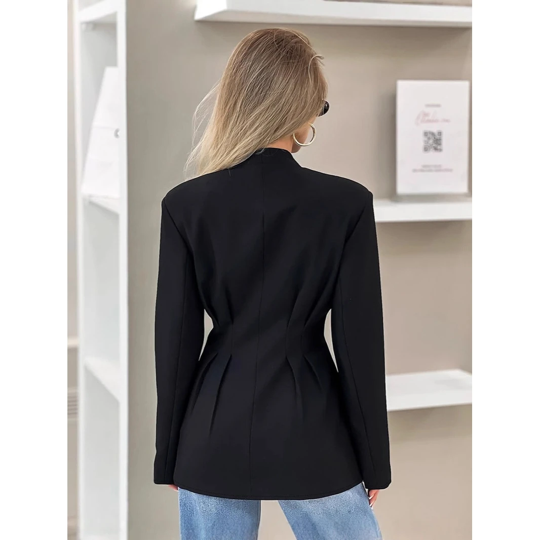 Ele Slim Fit Жилет Дизайн V-Ne Commute Sle Осень Новое поступление Женский деловой костюм Верхняя одежда
Ele Slim Fit Жилет Дизайн V-Ne Commute Sle Осень Новое поступление Женский деловой костюм Верхняя одежда